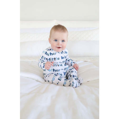 Little Brother Zipper Footie