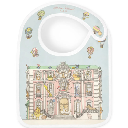 Satin bib – Monceau Mansion - Atelier Choux
