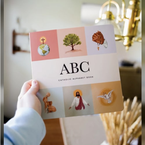 Get Catholic ABC Board Book for Kids – Blessed Is She - Default Title - Blessed Is She