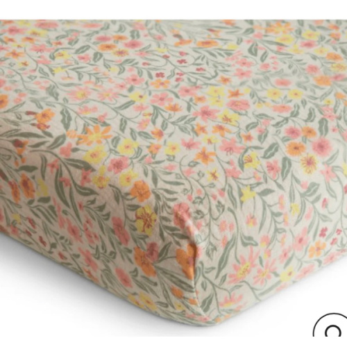 Mushie Extra Soft Muslin Crib Sheet