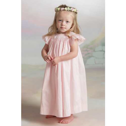 Daisy white flower dress for toddler girls dresses, birthday portrait, baptism, bishop