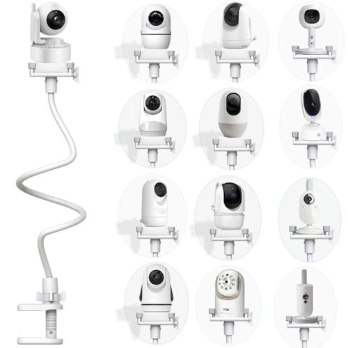 Baby Monitor Mount Baby Kamera Holder Compatible with Momcozy,Nanit Pro & Flex Stand, Hellobaby,Blemil,Comfyer BM01,Infant Optics,ANMEATE SM935E,Vava,Motorola