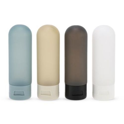 Unique Bargains PP Travel Container Set 2.12oz Blue Transparent White 4 Pcs