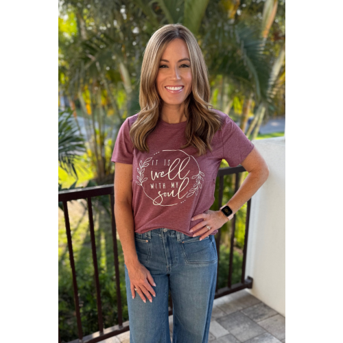 "It Is Well With My Soul" Christian Nursing T-Shirt – Nursing Queen