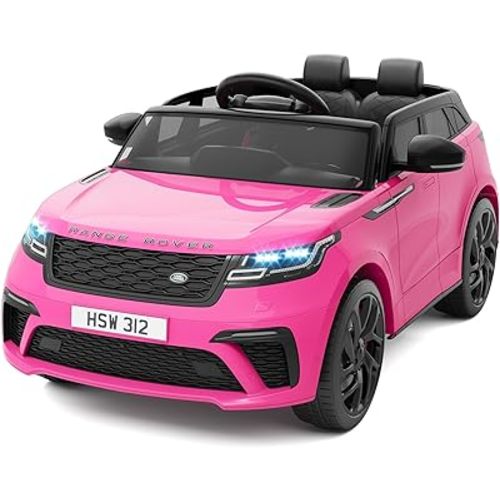 Kids Ride On Car with Remote, Licensed Land Rover Kids Electric Car, Ride On Toys for Children 4-8 with Mp3 Player, Rocking, Pull Rod