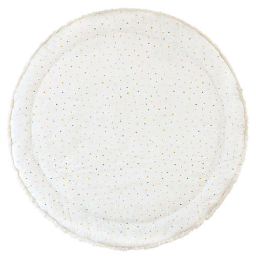 Organic Cotton Quilted Play Mat - Dotty