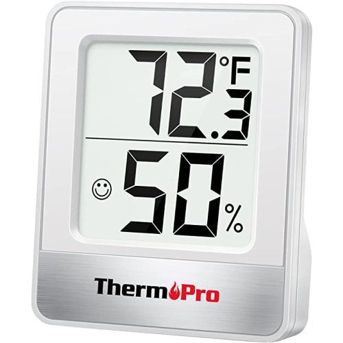 ThermoPro TP49 Digital Hygrometer Indoor Thermometer Humidity Meter Room Thermometer with Temperature and Humidity Monitor Mini Hygrometer Outdoor