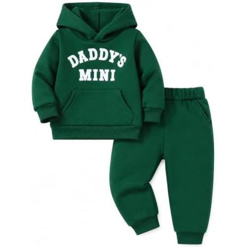 Jecson Toddler Boy Clothes Baby Sweatsuit Hoodie Sweatshirt Outfits 1-4Y