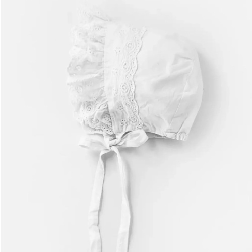 Flower Eyelet Bonnet – Little Josie's