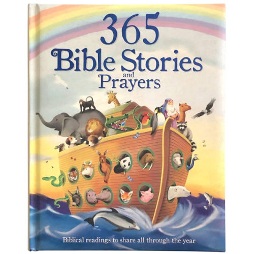 365 Bible Stories and Prayers Padded Treasury - Gift for Easter, Christmas, Communions, Baptism, Birthdays (Little Sunbeams)