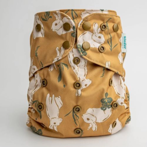 Animals and Insects: Essentials Pocket Cloth Diaper with Athletic Wicking Jersey, Grows with your Baby