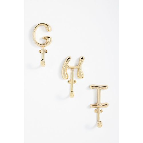 "H" Bubble Letter Monogram Hook