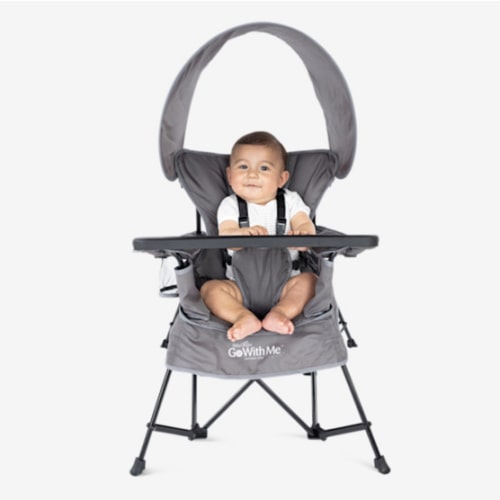 Baby Delight Go With Me Venture Deluxe Portable Chair - Grey