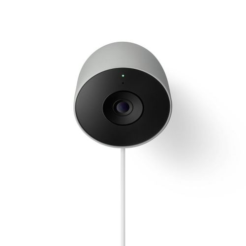 Google Nest Cam Outdoor (Wired, 2nd Gen) - Outdoor Security Camera with 2K Video - Works with Google Home - With Gemini - Hazel
