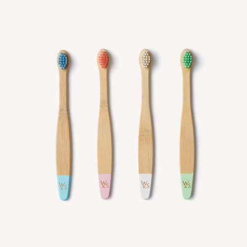 Baby Bamboo Toothbrush | Eco Baby Toothbrush | Wild & Stone