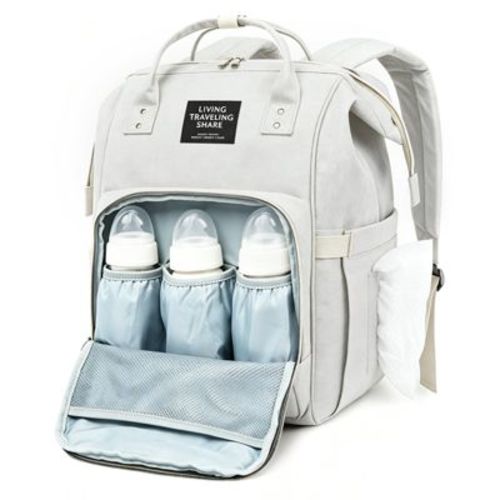 Diaper Bag Nappy Bag Backpack Travel Casual Waterproof Basic Backpack Multi-Function Navy
