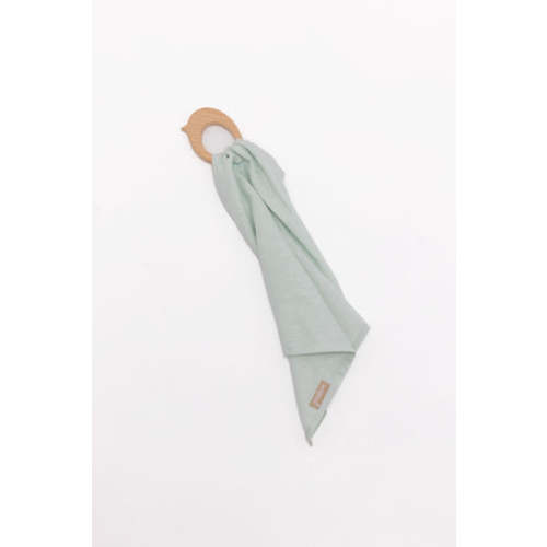 Damson - Linen + Maple Ring Teether – WildBird