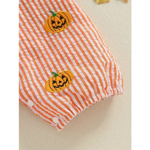 halloween outfits baby boys featuring skull embroidery - Temu