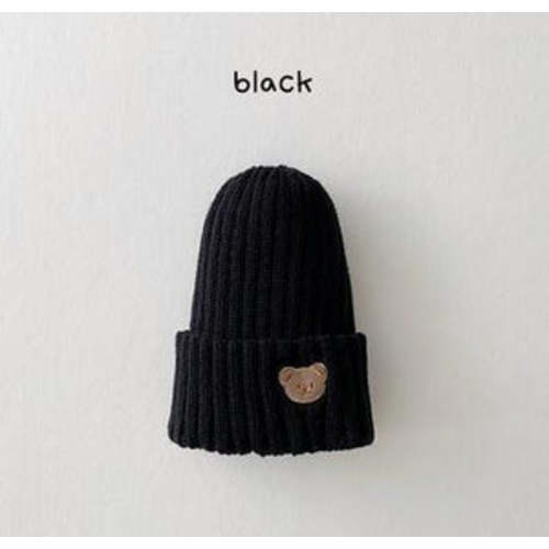 Bear Patch Beanie – Teeny Mini Me