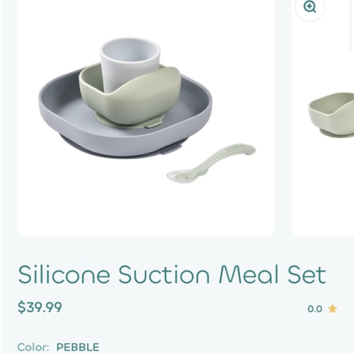 Silicone Suction Meal Set