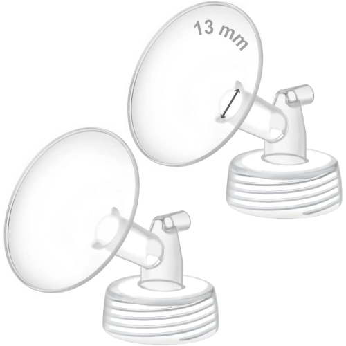 Maymom 13 mm Wide Neck Flange Compatible with Spectra S1 S2 SG Pumps Motif Luna; Not Original Spectra Replacement Pump Parts, 2 Count