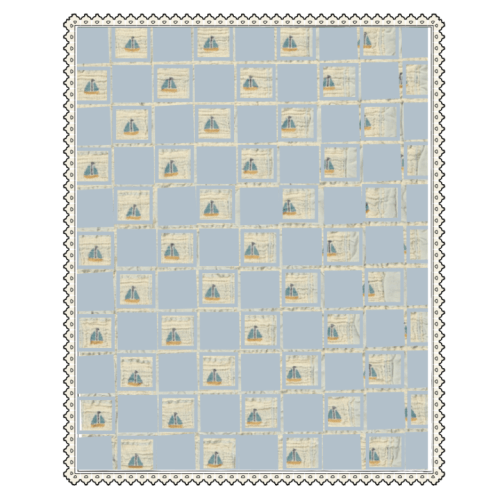Bebe Organic - Sailor Blanket (Atlantic Dark Blue)