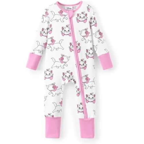 Disney Marvel Baby Girl Clothes Organic Cotton Zipper Footie 0-18 Months