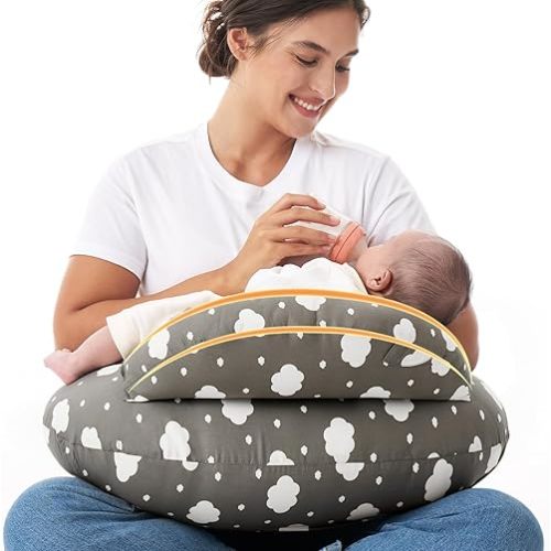 Momcozy Adjustable Nursing Pillow Gray