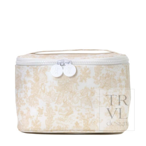 Kit Train Case - Bunny Toile Sand