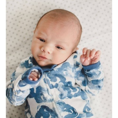 Burt's Bees Baby® Baby Boys' Moonlight Cloud Organic Cotton Sleep N' Play - Blue, Size: 6-9M