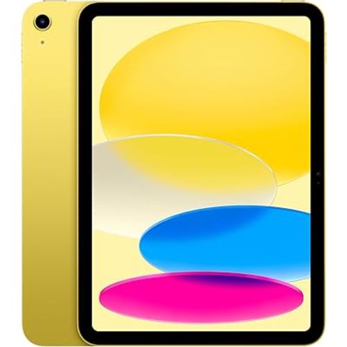 Apple iPad 11-inch: A16 chip, 11-inch Model, Liquid Retina Display, 128GB, Wi-Fi 6, 12MP Front/12MP Back Camera, Touch ID, All-Day Battery Life — Yellow