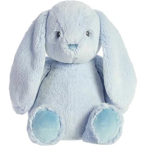 Aurora® Playful Dewey™ Bunny Baby Stuffed Animal - Soft & Cuddly Toy - Imaginative Play - Sky 10 Inches