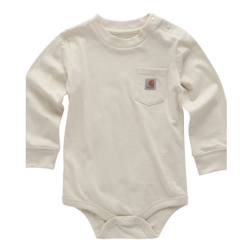 Carhartt Infant Boys' Logo Long Sleeve Snap Onesie