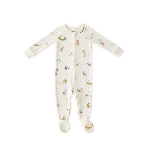 Ribbed Baby Sleeper - Zodiac