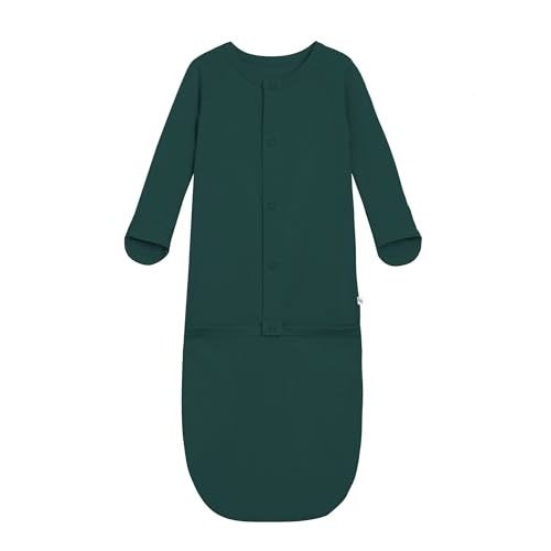 BambooBud Baby Nightgowns Sleeper Gown Newborn Long Sleeve Pajama Gowns Unisex Viscose from Bamboo Infant Sleepwear