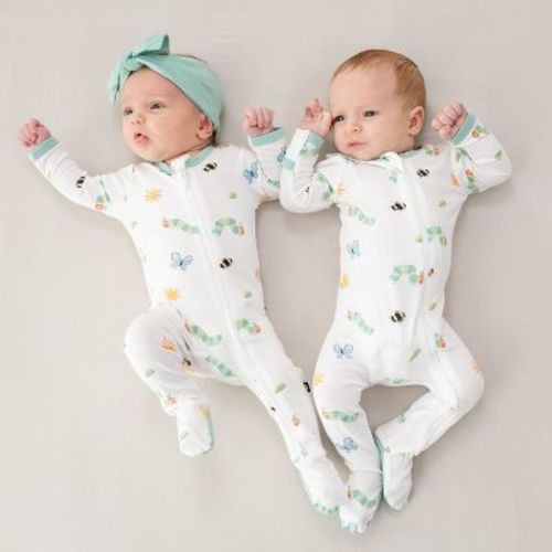 Kyte Baby Zippered Footie in The Very Hungry Caterpillar™ and Friends The Very Hungry Caterpillar™ and Friends 0-3 Months