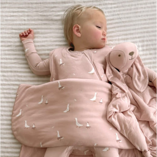 Tutu Goose Blush Pink Bamboo Viscose Sleep Sack | günamüna