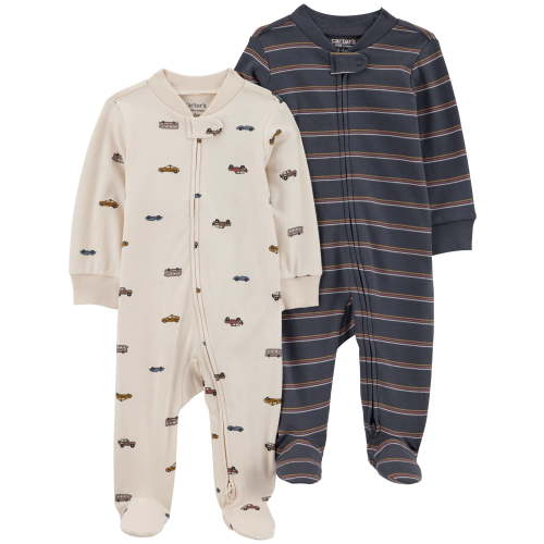 Carter's Child of Mine Baby Sleep N Play, 2-Pack, Sizes Preemie-6/9 Months