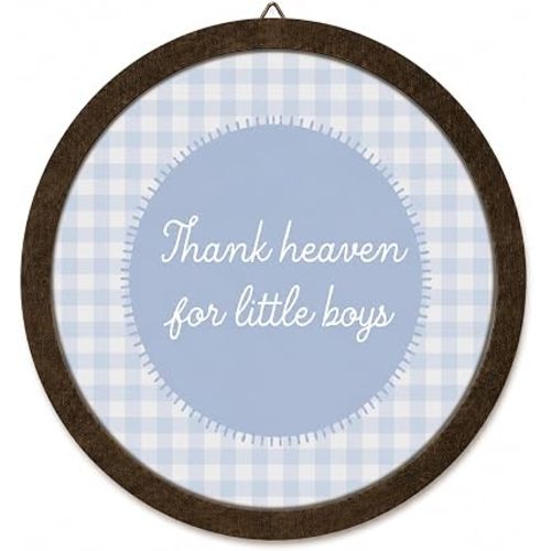 Thank Heaven for Little Boys Wall Decor, Boy Room Decor