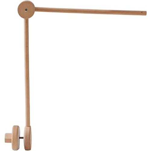 GOODMOM Crib Mobile Arm - Baby Mobile Hanger with 360° Vertical Adjustment, Anti-Tip Clip for Enhanced Safety, Universal Mobile Arm for Cribs, Sturdy & Secure Hanger & Stabilizer for Nursery Mobiles