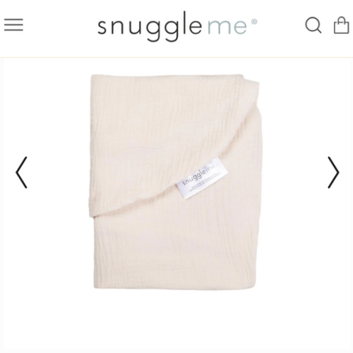 Lounger Curve Muslin Cover | Natural