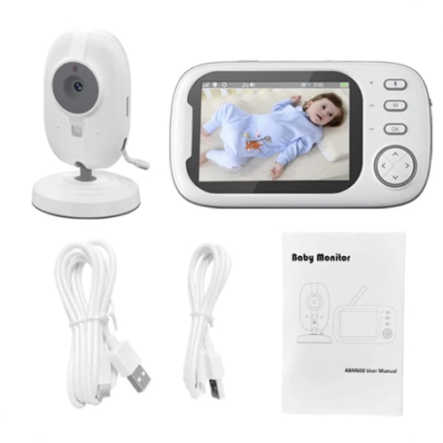 LullaWatch 3.5” HD Baby Monitor – Clear View, Constant Comfort – BubblyBuds | Baby & Parenting Essentials