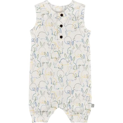 Organic Cotton Tank Romper | Bunnies