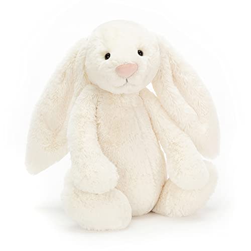 Jellycat Bashful Cream Bunny Stuffed Animal, Large 14 inches - Rabbit and Bunny Plush Toy - Classic Children's Gift