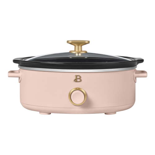 Beautiful 2.5 Qt Dip and Serve Manual Slow Cooker, Rose by Drew Barrymore