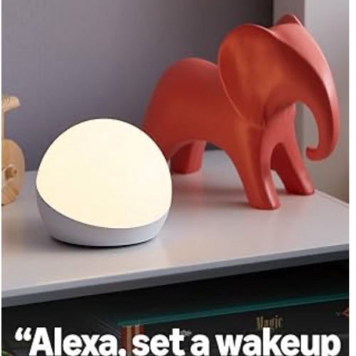 Echo Glow, Multicolor smart lamp, Works with Alexa