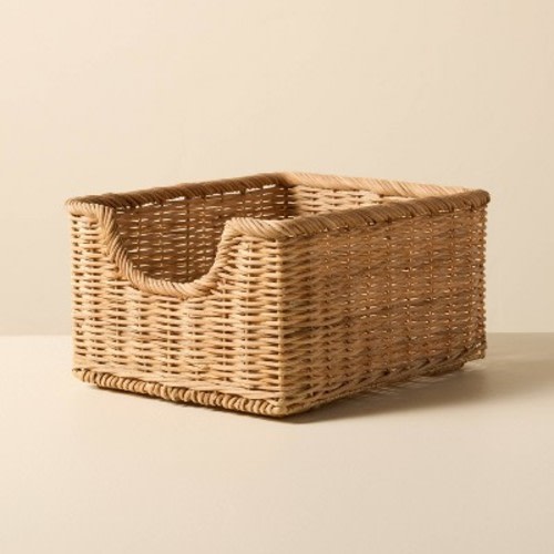 Woven Rattan Pantry Storage Basket - Hearth & Hand™ with Magnolia