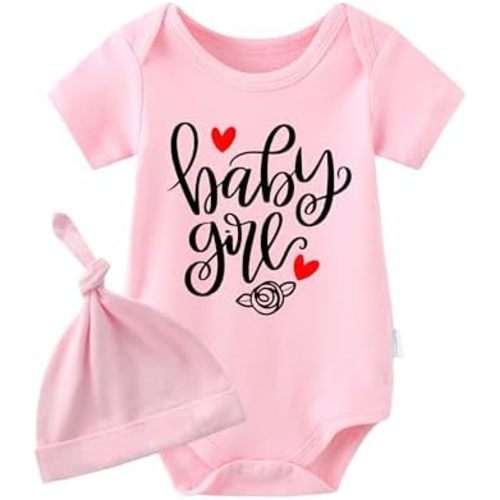 YSCULBUTOL Baby Twins Bodysuits Baby Girl Infant Baby Clothes Unisex Twin Romper Outfits With Hat