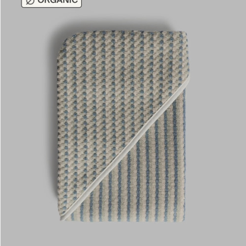 Organic Mini Mosaic Hooded Toddler Towel (Wave and Sage) – Parachute Home