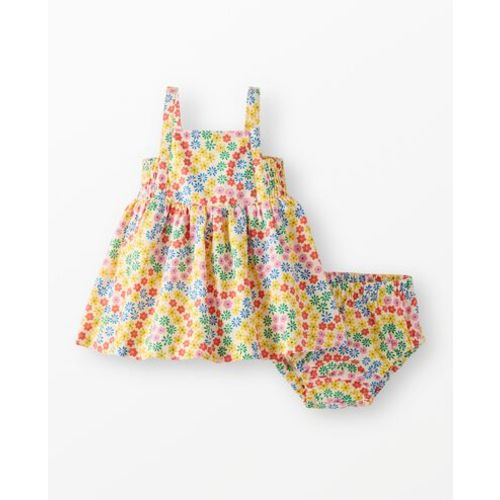 Baby Sleeveless Poplin Dress & Bloomers Set